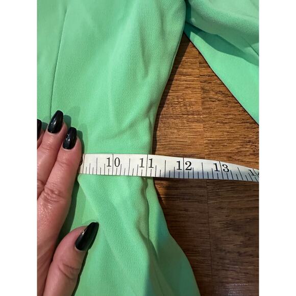 A.L.C. Women's Cady Jane Ruched Long Sleeve Mini Dress Mint Size 00 NWT Modern - Picture 8 of 11